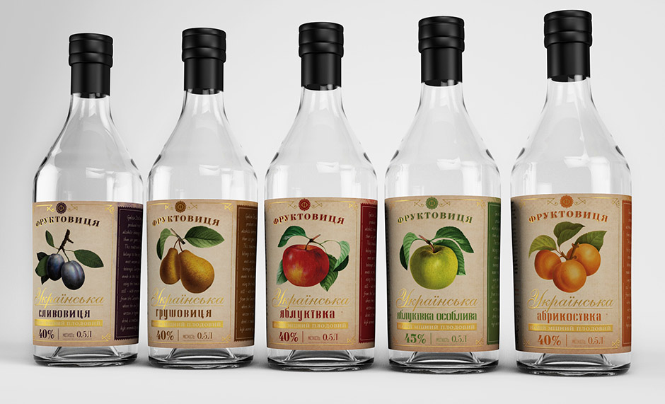 fruit brandy labels