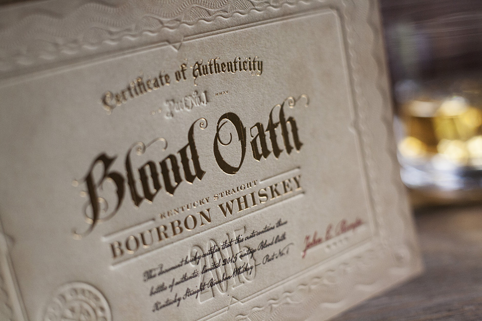 Blood Oath Bourbon