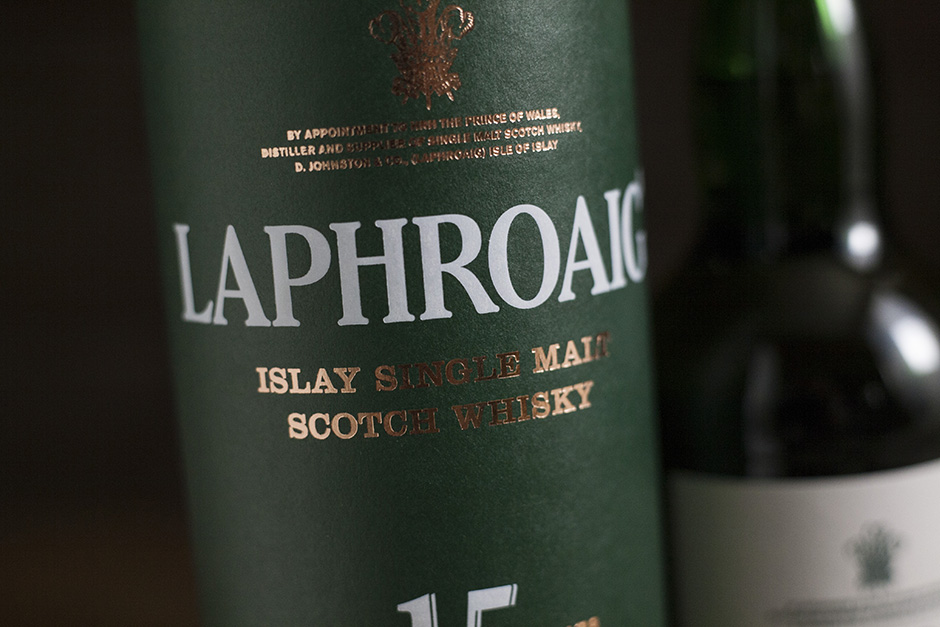 Laphroaig 15-year scotch