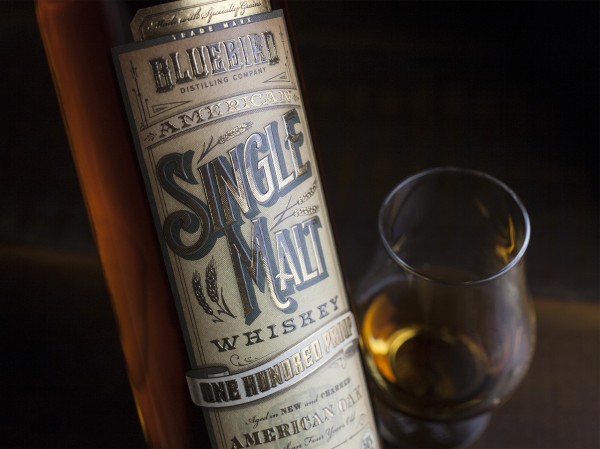 Bluebird Distilling American Single Malt Whiskey